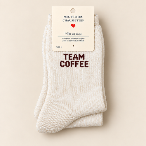GLITTER SOCKS - TEAM COFFEE