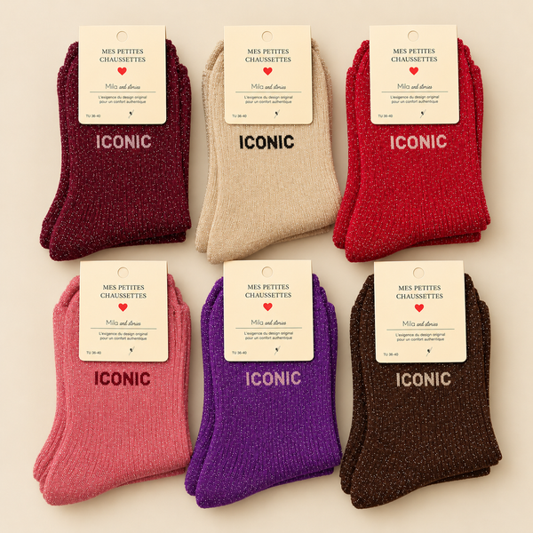 GLITTER SOCKS - ICONIC