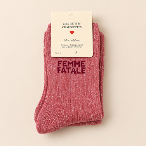 GLITTER SOCKS - FEMME FATALE