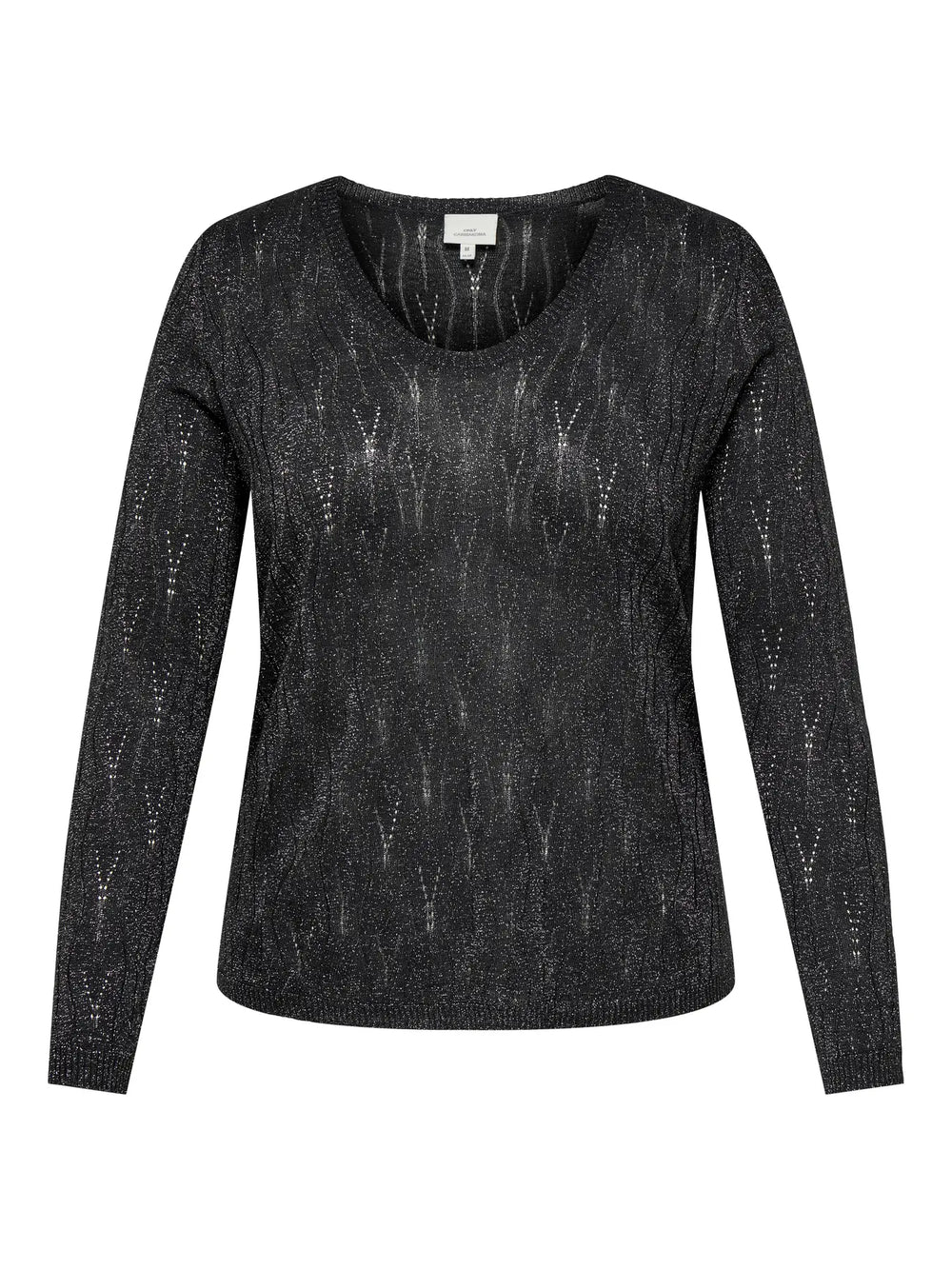 CARMELLA GLITTER V-NECK