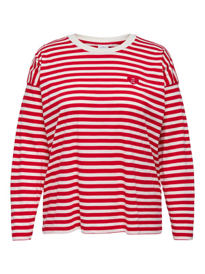 CARLIVINA O-NECK LS SHIRT