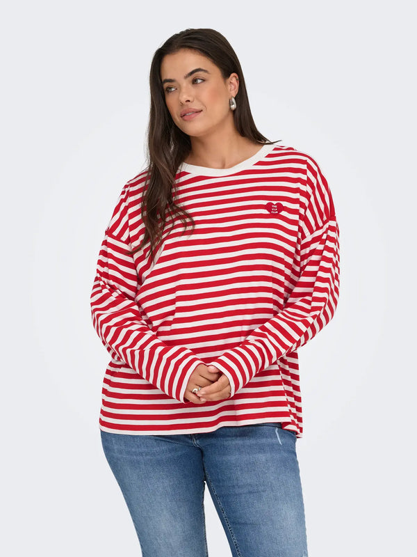 CARLIVINA O-NECK LS SHIRT
