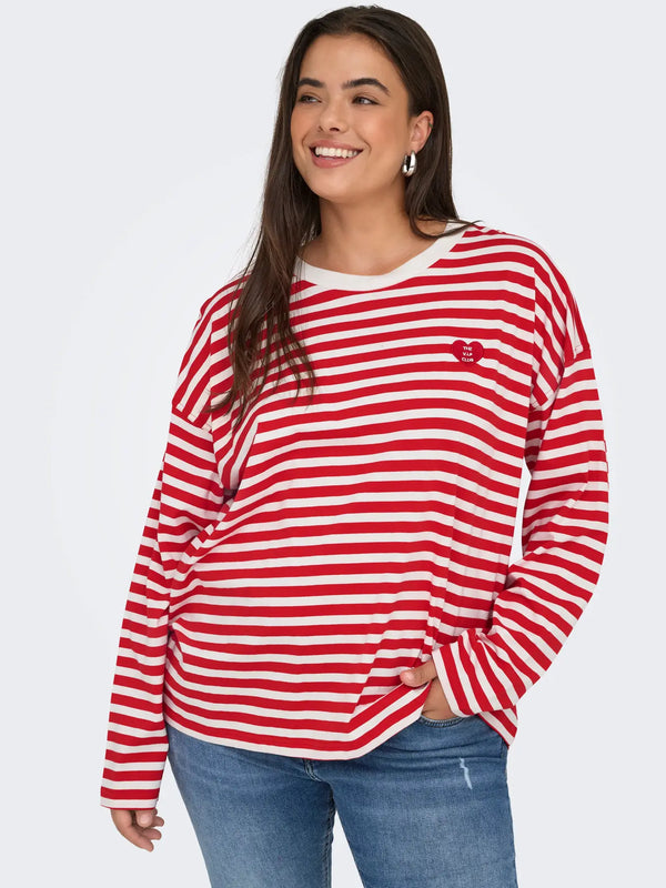 CARLIVINA O-NECK LS SHIRT