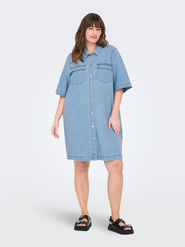 CARBELLE BUTTON KNEE DRESS