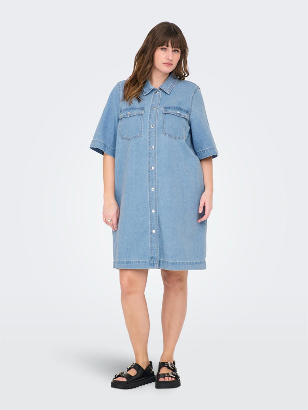 CARBELLE BUTTON KNEE DRESS