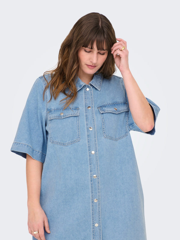 CARBELLE BUTTON KNEE DRESS