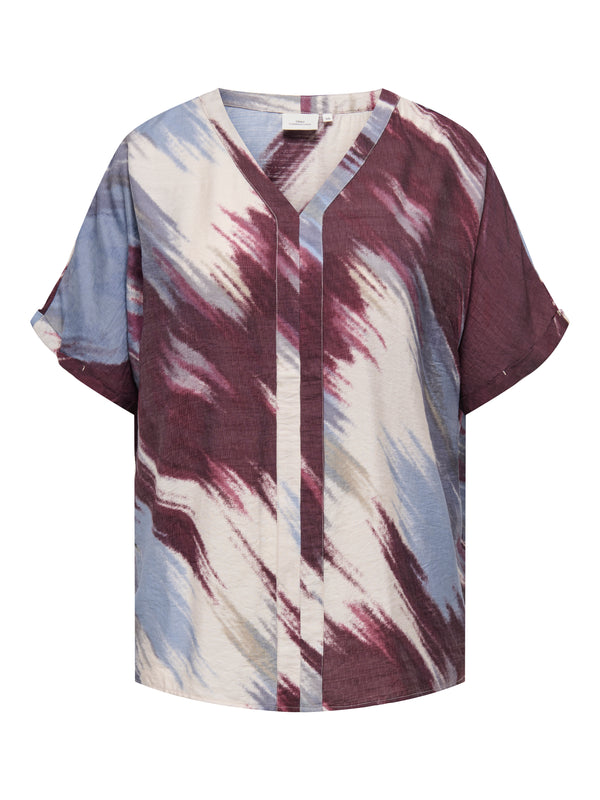 CARTEMPI V-NECK BLOUSE