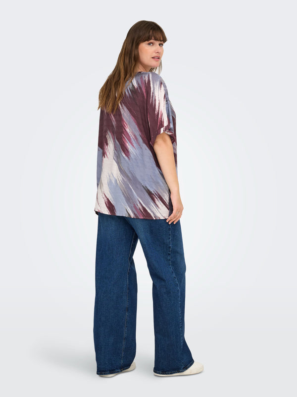 CARTEMPI V-NECK BLOUSE