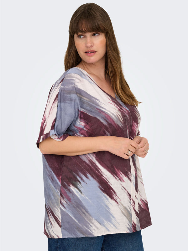 CARTEMPI V-NECK BLOUSE