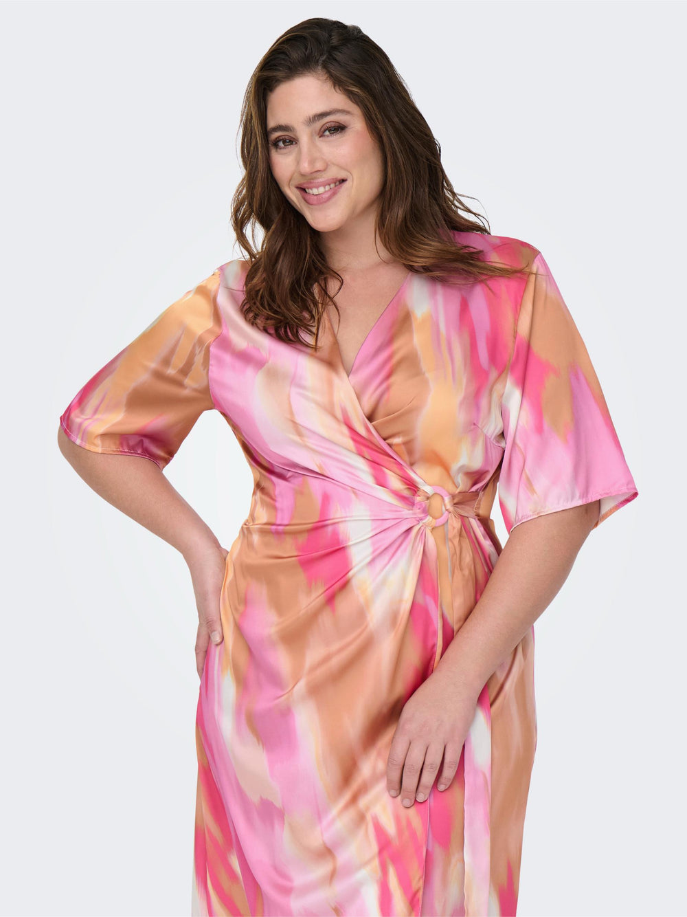 CARVELIANE WRAP DRESS