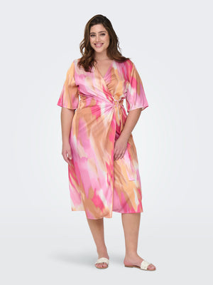 CARVELIANE WRAP DRESS