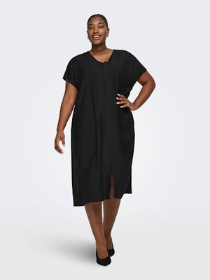 CARJOANNA V-NECK DRESS