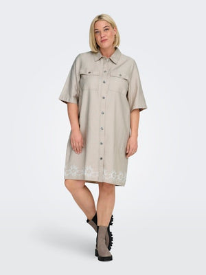 CARBELLE-KASSIA BUTTON DRESS