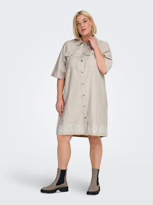 CARBELLE-KASSIA BUTTON DRESS