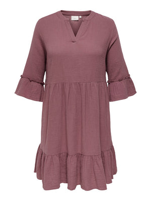 CARTHYRA PEPLUM DRESS