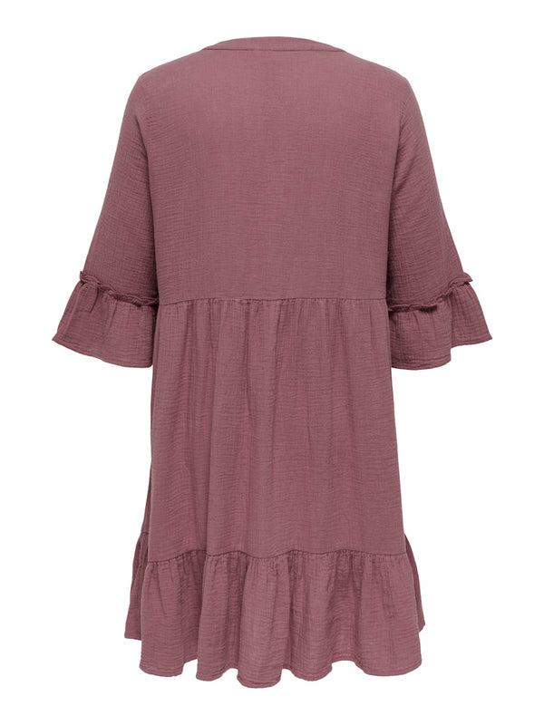 CARTHYRA PEPLUM DRESS