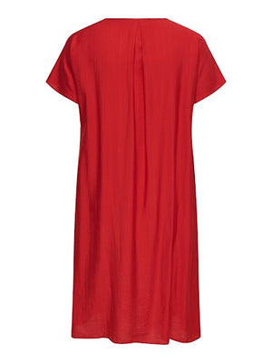 CARJOANNA V-NECK DRESS
