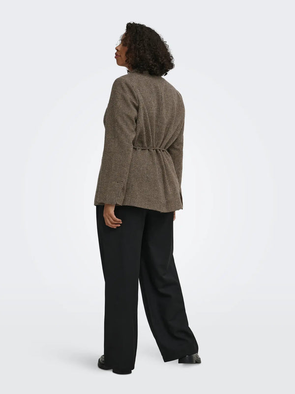 CARNELLA BELT CHECK BLAZER