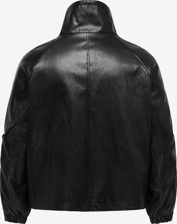 CARMINI FAUX LEATHER JACKET