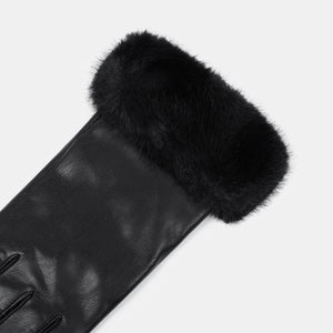 FAUX LEATHER GLOVES