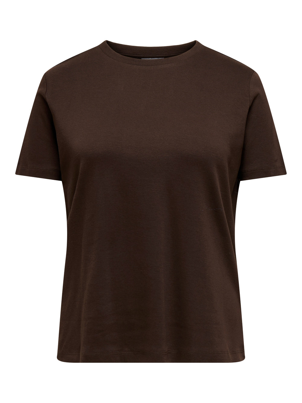 CARJEN S/S JEANS TEE - Dark Brown