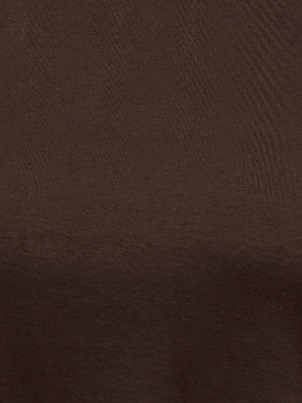 CARJEN S/S JEANS TEE - Dark Brown