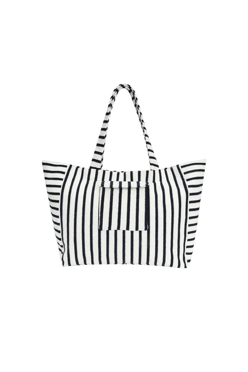 STRIPED SHOPPER BAG