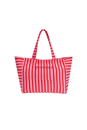 STRIPED SHOPPER BAG
