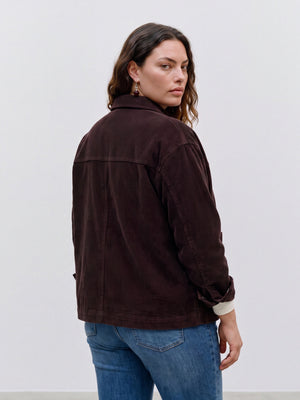 VMCJAMIE CORDUROY SHACKET - Dark Brown