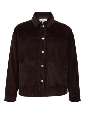 VMCJAMIE CORDUROY SHACKET - Dark Brown