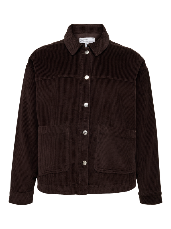 VMCJAMIE CORDUROY SHACKET - Dark Brown