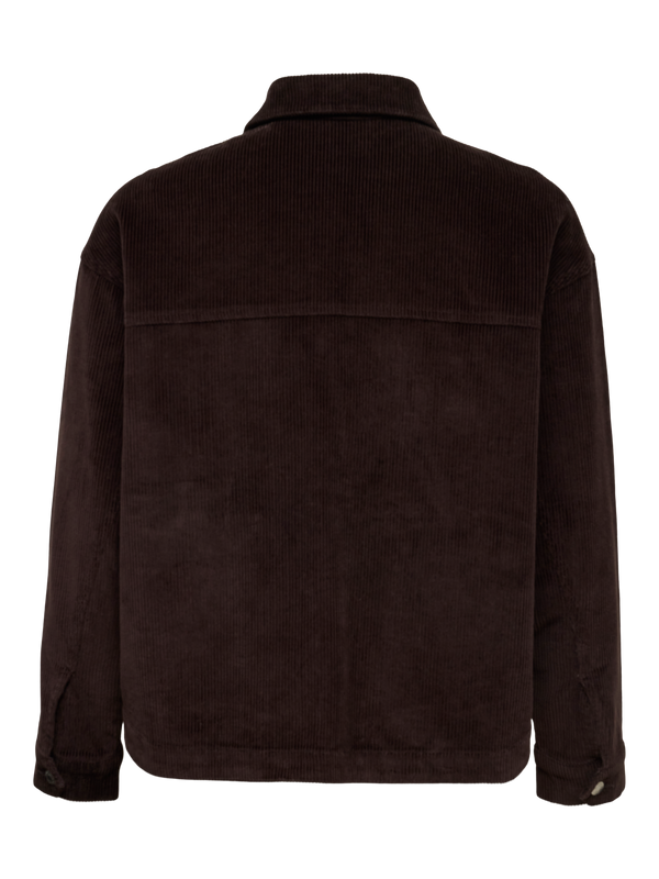 VMCJAMIE CORDUROY SHACKET - Dark Brown