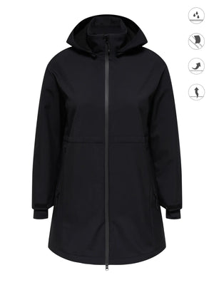 CARFRANCESCA SOFTSHELL COAT - Black