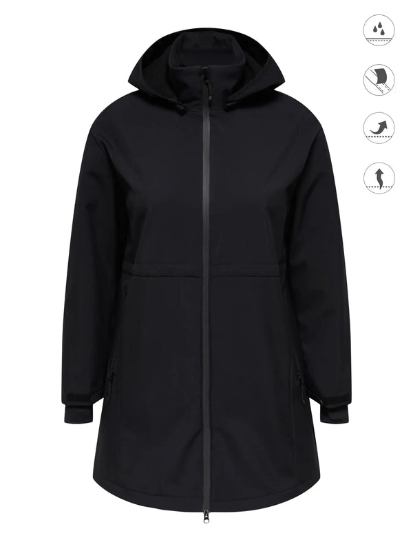 CARFRANCESCA SOFTSHELL COAT - Black