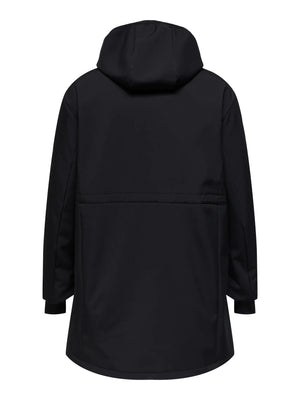 CARFRANCESCA SOFTSHELL COAT - Black