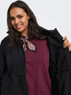 CARFRANCESCA SOFTSHELL COAT - Black