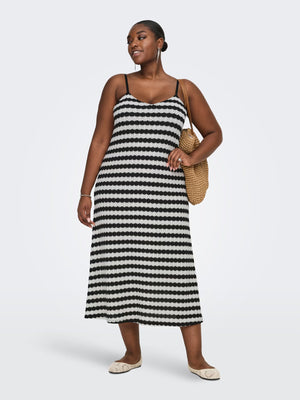 CAREVARA STRIPE DRESS