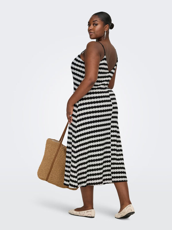 CAREVARA STRIPE DRESS