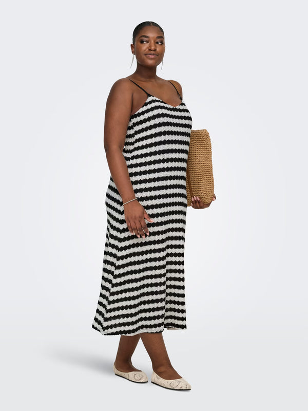 CAREVARA STRIPE DRESS
