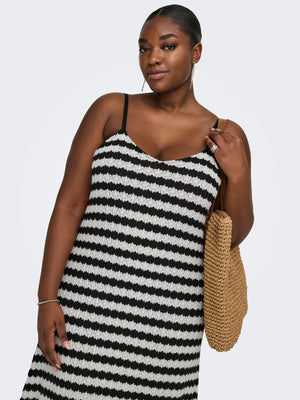 CAREVARA STRIPE DRESS