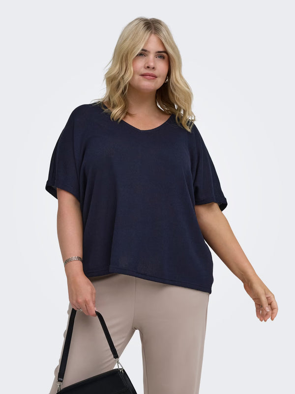 CARTAMMI V-NECK BLOUSE