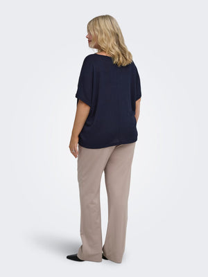 CARTAMMI V-NECK BLOUSE