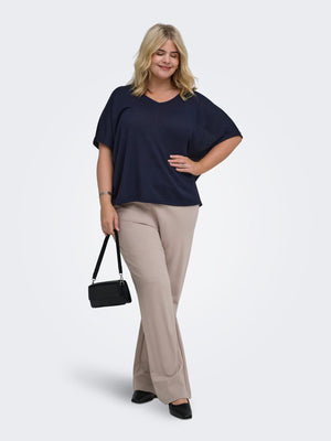 CARTAMMI V-NECK BLOUSE