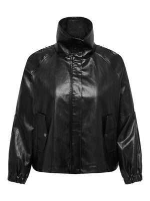CARMINI FAUX LEATHER JACKET