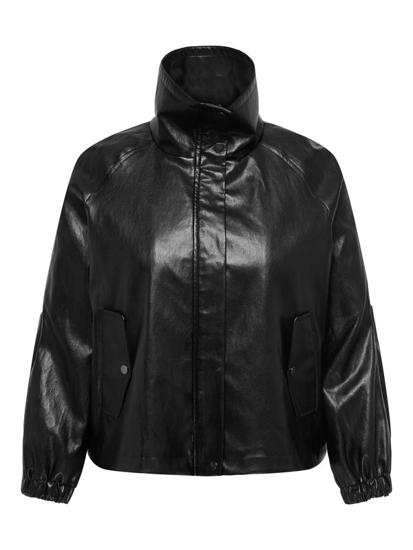 CARMINI FAUX LEATHER JACKET